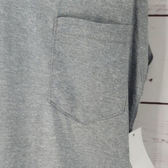 Mad Game gray pocket VNeck Athletic Tank top‎ small - Picture 2 of 6